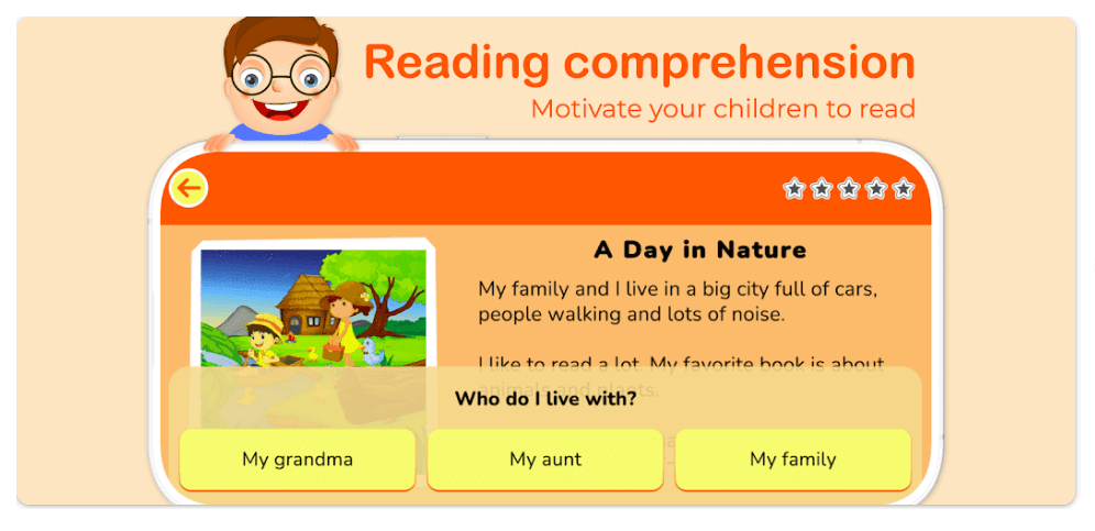 #7 I Read: Reading comprehension app for kids