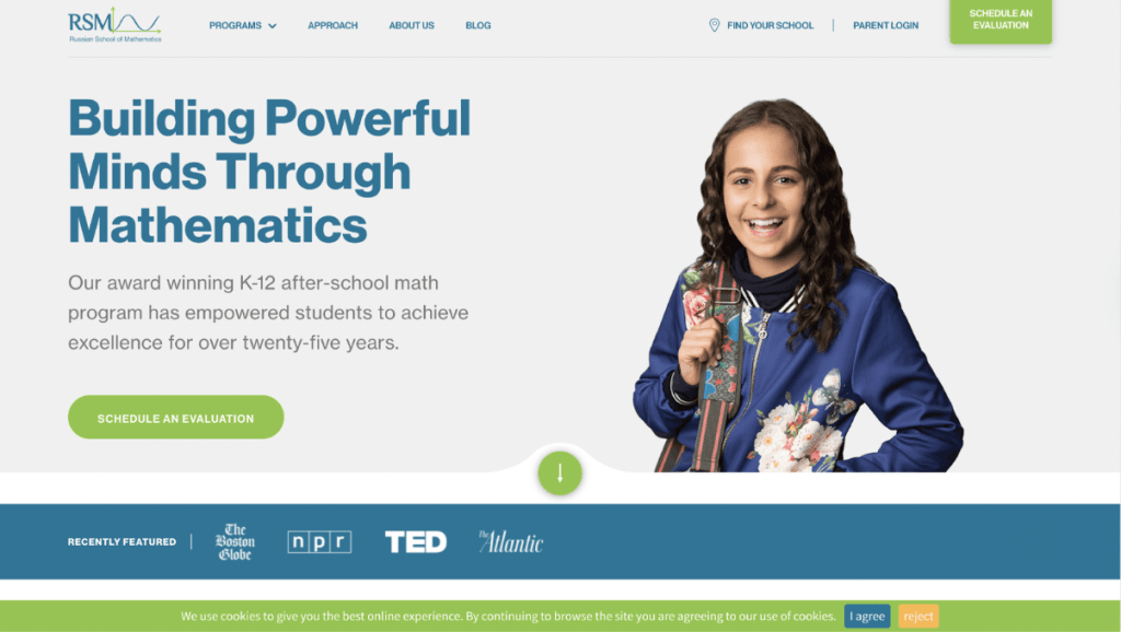 Russian School of Math Review: Exploring the peculiarities