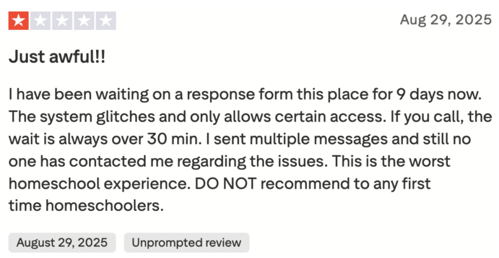 Time4Learning complaints