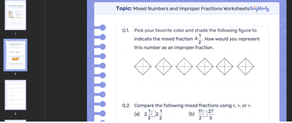 Free reading and math worksheets + additional resources