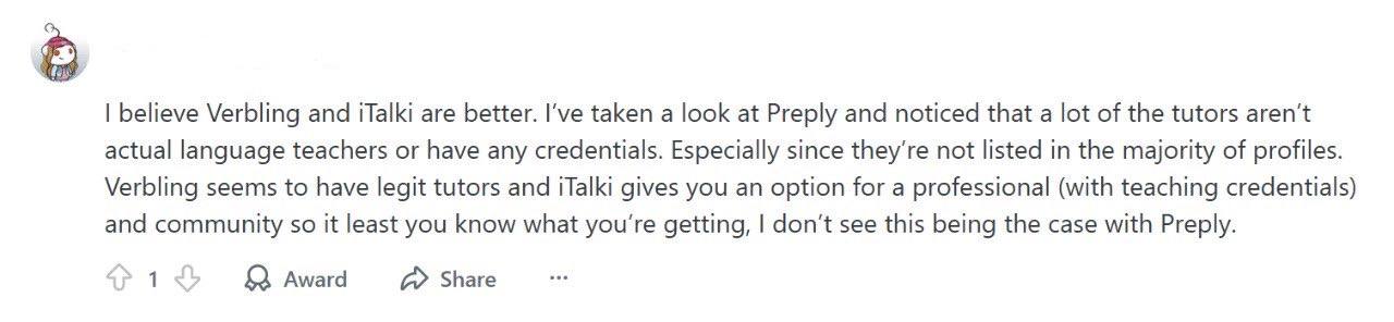 What Users Say About Preply and Its Alternatives on Reddit & Trustpilot