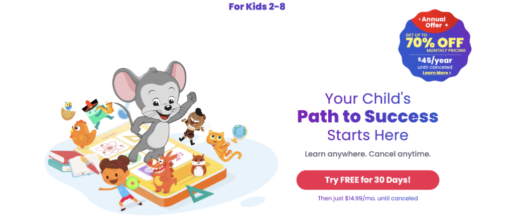 ABCmouse features