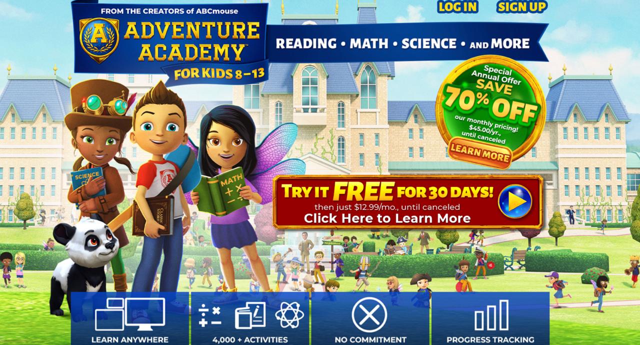 How much is Adventure Academy?