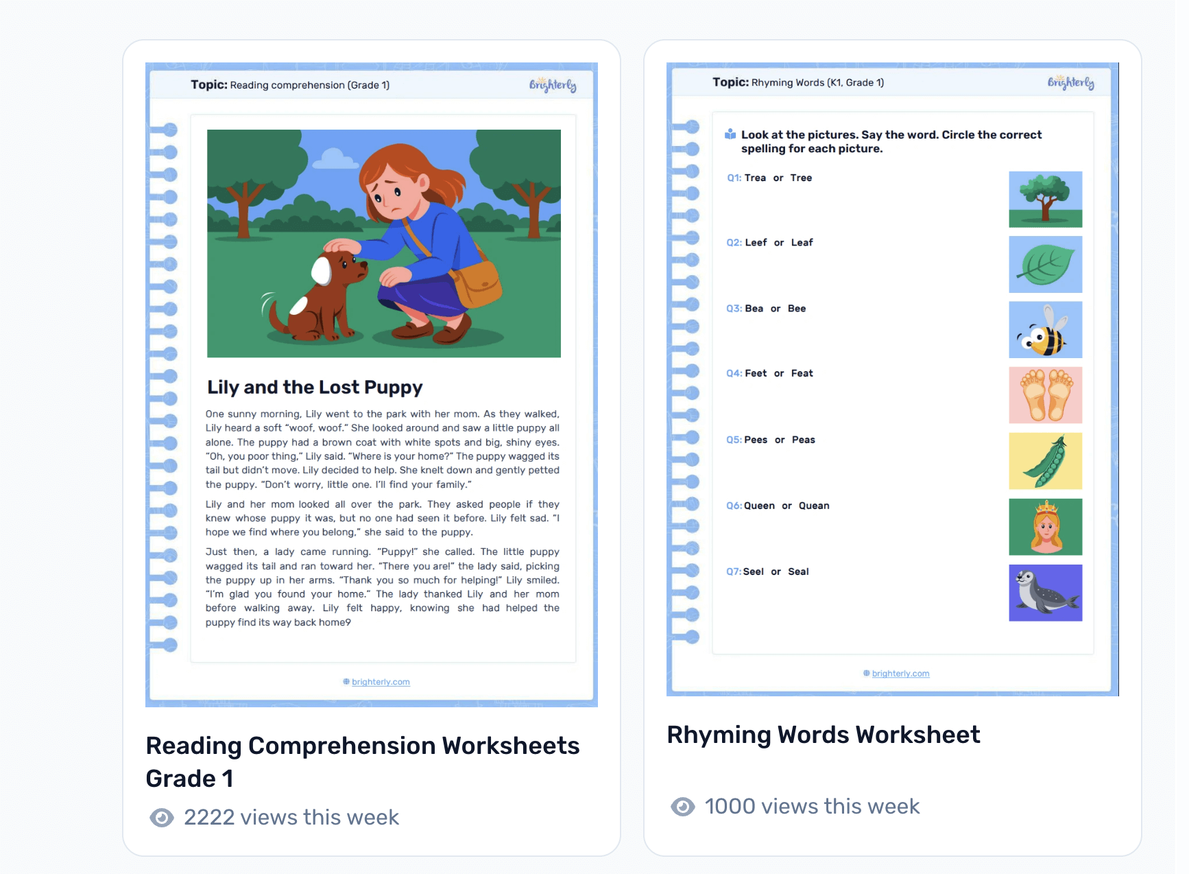 Free learning materials