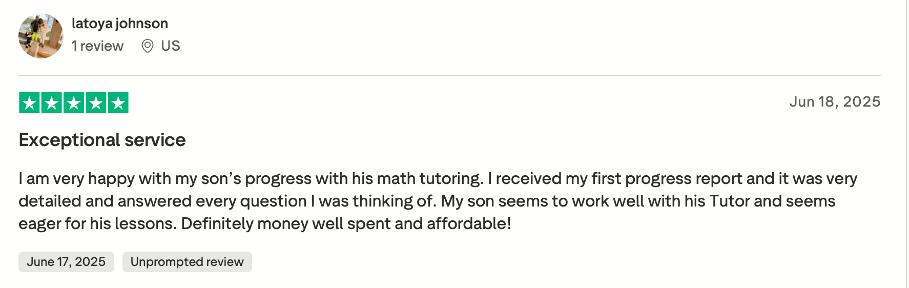 Brighterly reviews from parents