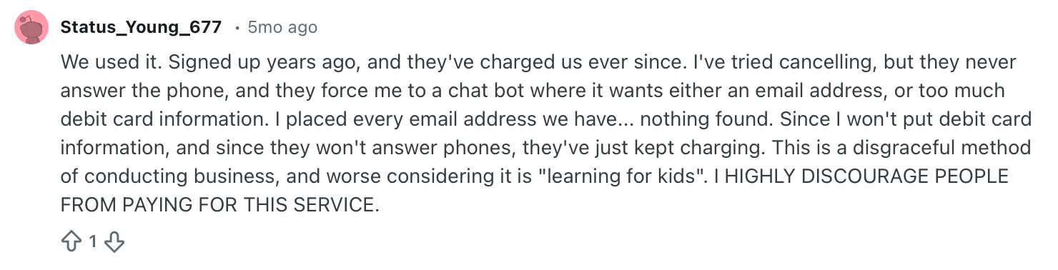 Adventure Academy reviews, complaints & positive feedback