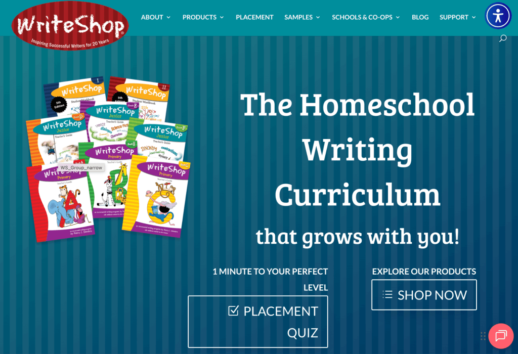 WriteShop homeschool writing curriculum
