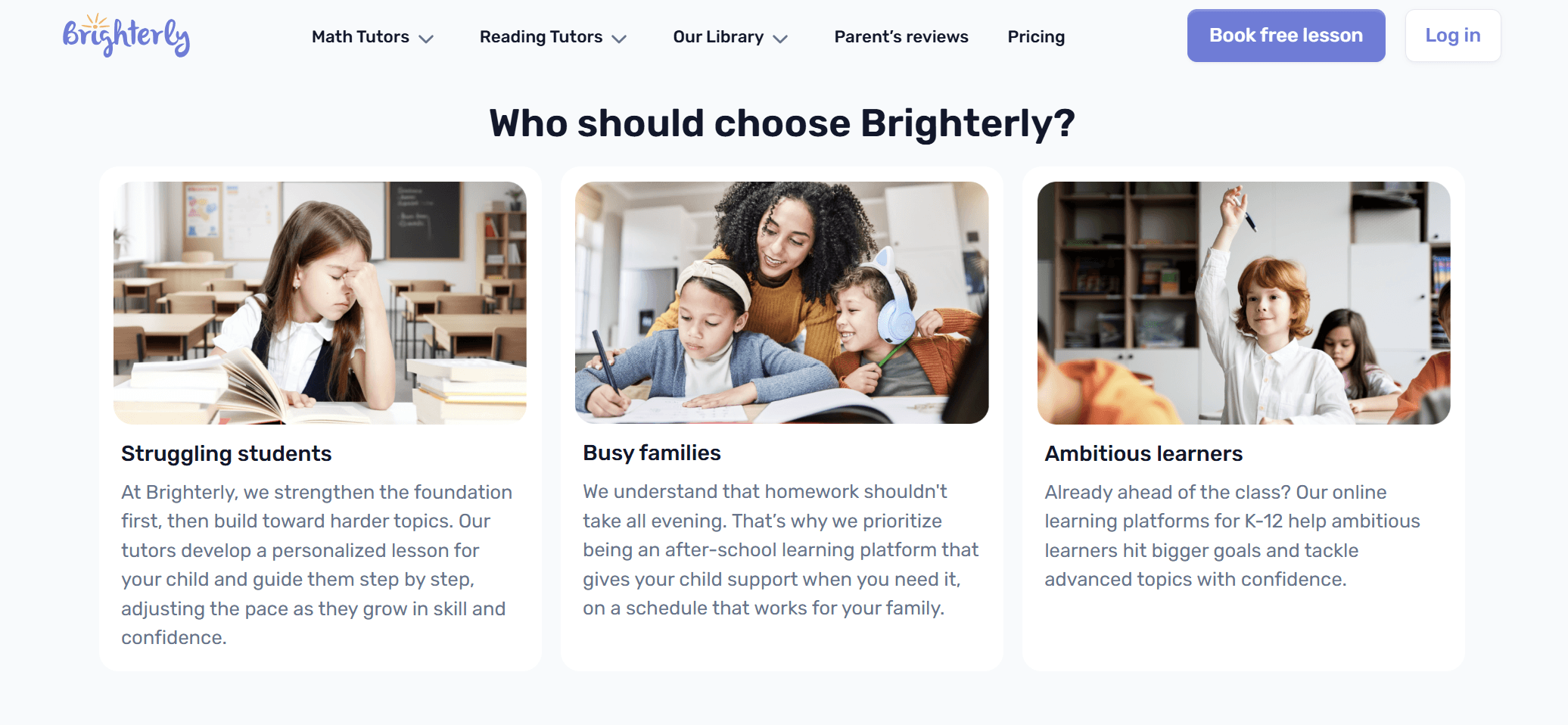 Choose 1:1 Online Tutoring