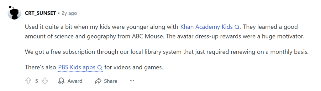 Leapfrog Academy vs ABCmouse Reddit & Trustpilot reviews