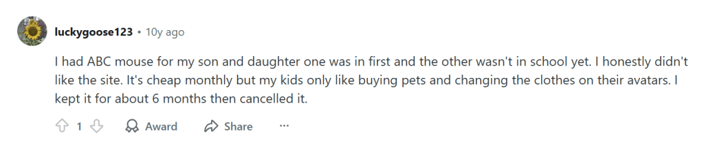 Leapfrog Academy vs ABCmouse Reddit & Trustpilot reviews