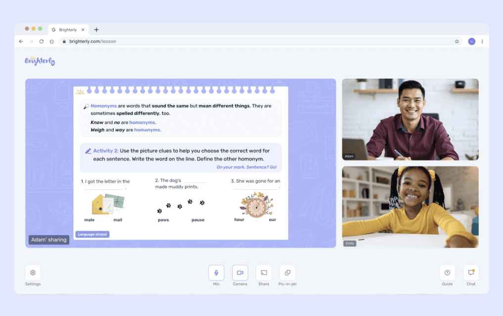Preply alternative #1: Brighterly