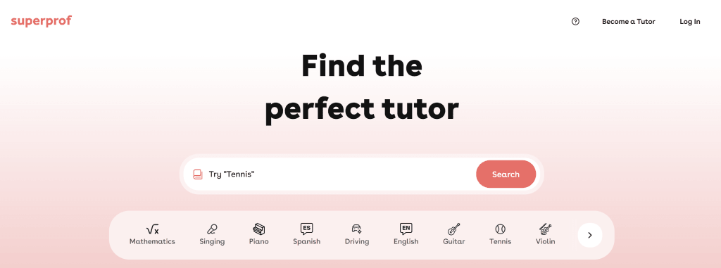 Preply alternative #2: Superprof