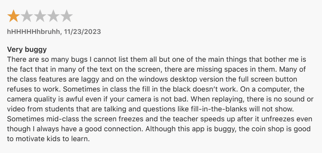 Think Academy reviews: Platform interface and user experience
