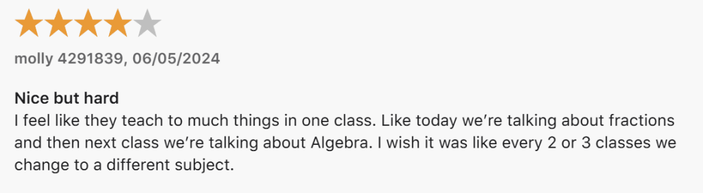 Think Academy reviews: Platform interface and user experience