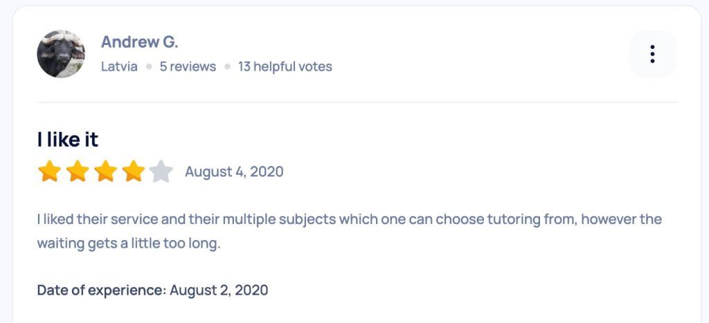 Tutor.com reviews: Benefits