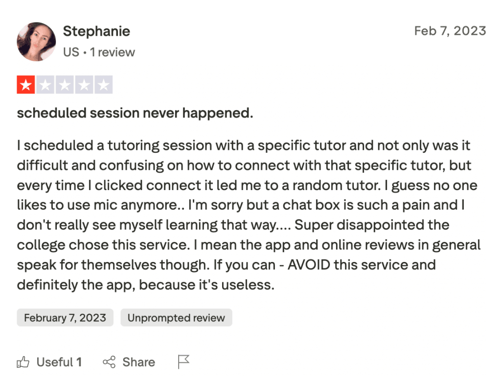 Tutor com reviews complaints