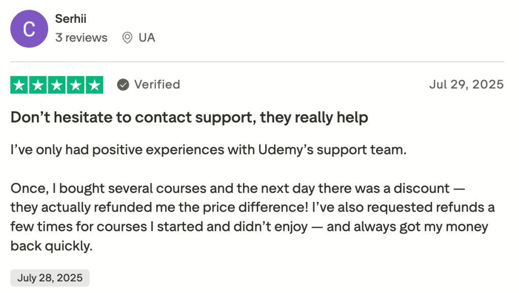 Udemy online learning for kids reviews