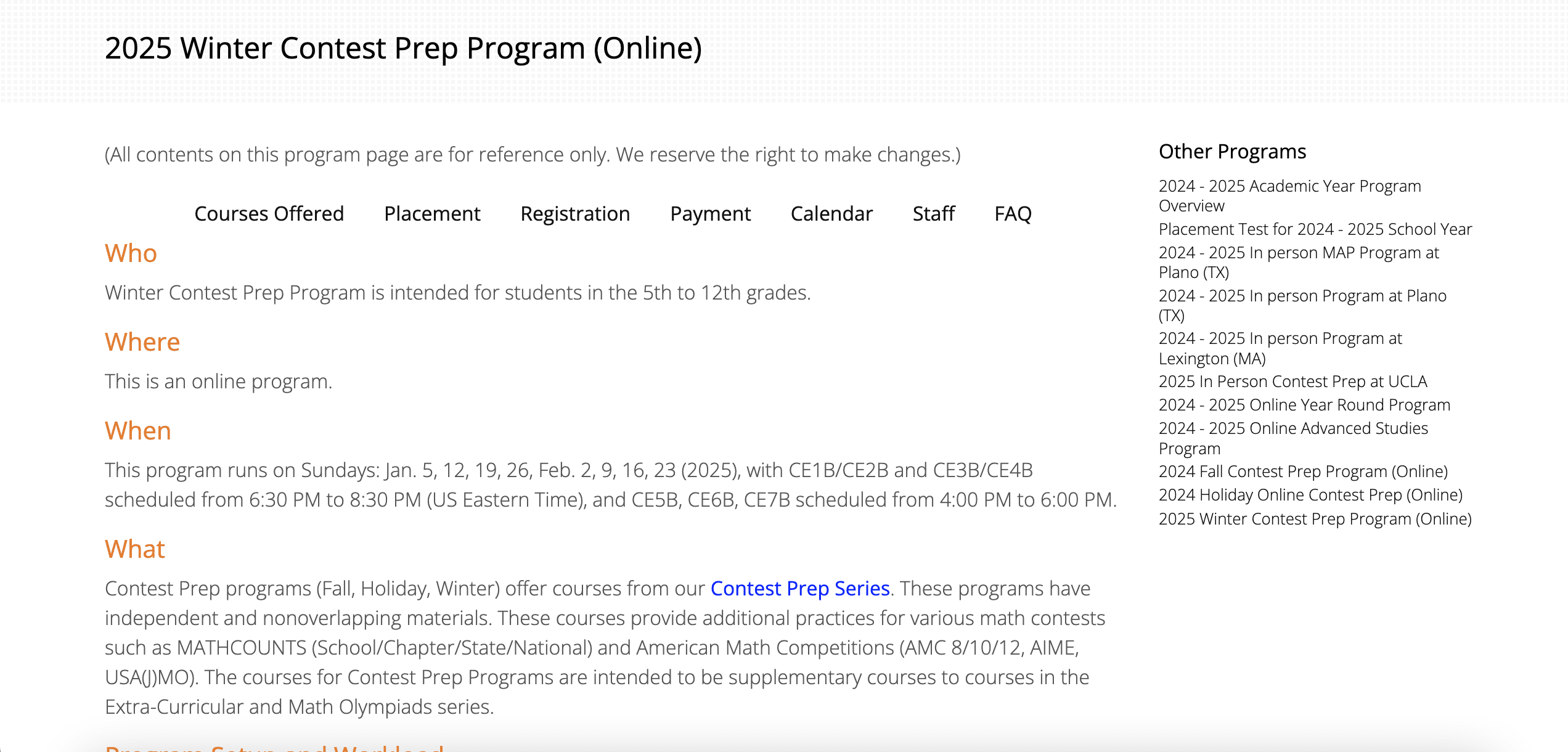 #2 Idea Math 2026 winter break camp