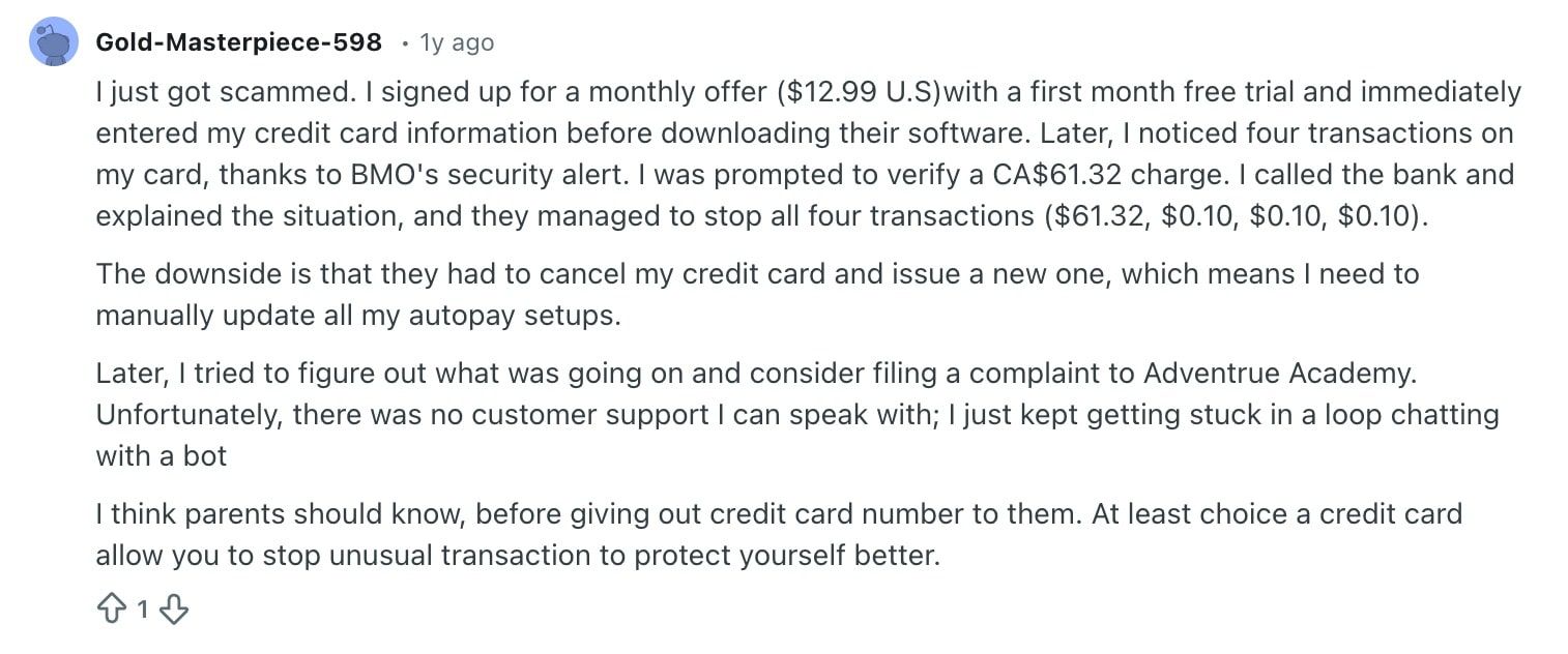 Is Adventure Academy worth the money?