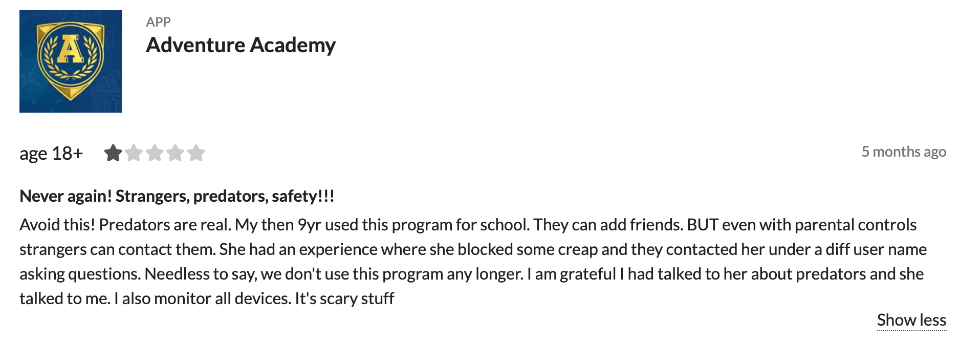 What are the pros and cons of Adventure Academy?