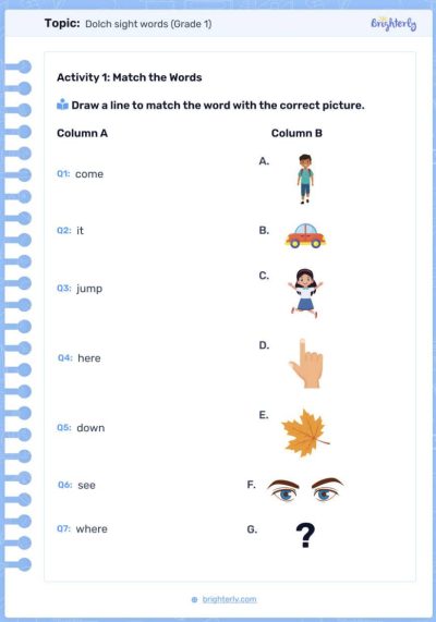 Dolch sight words_PDF2