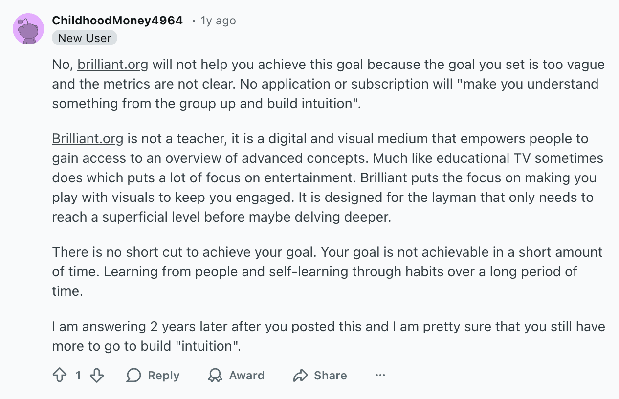 Reviews Brilliant.org: Effectiveness & results