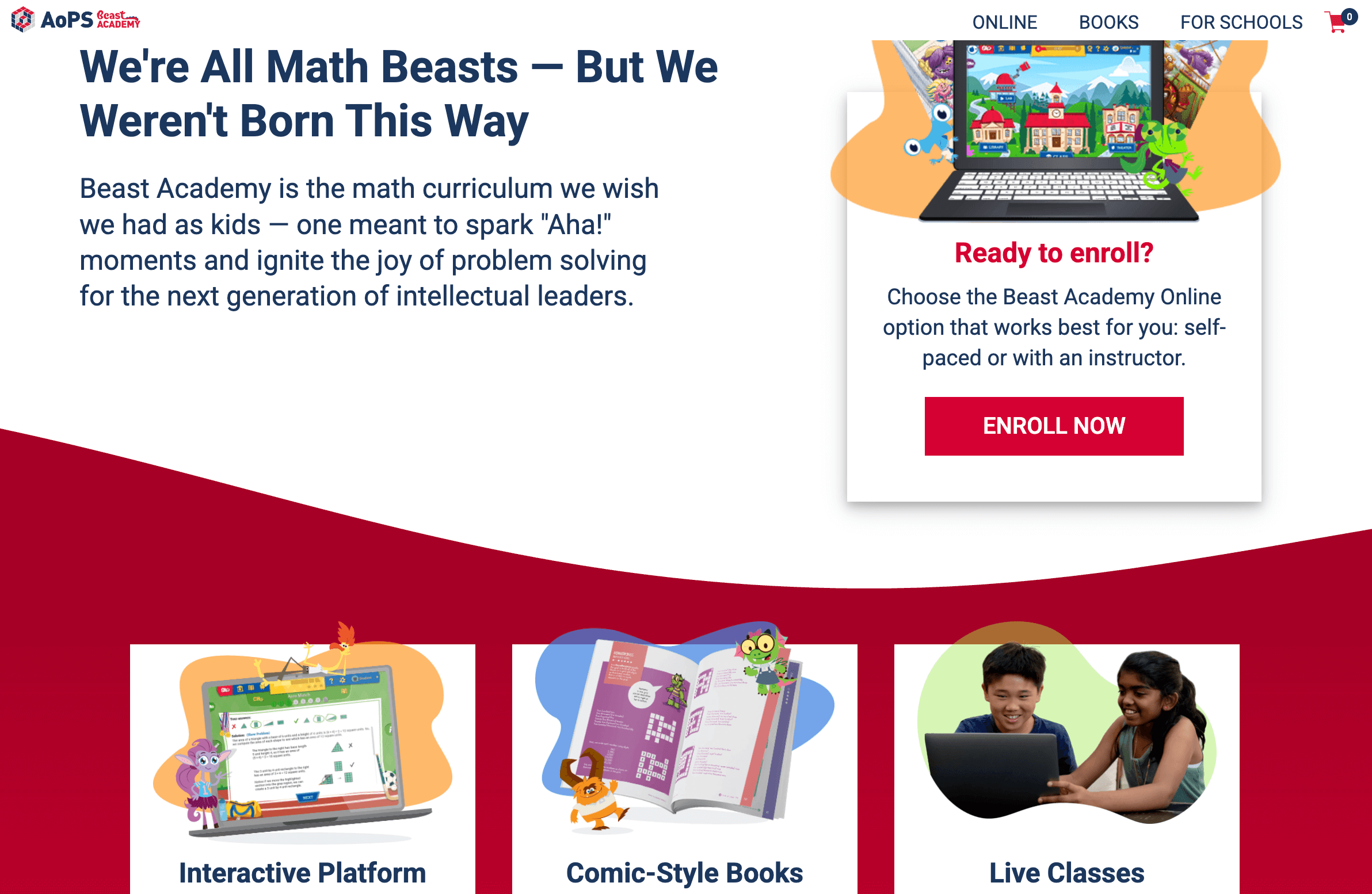 #6 Beast Academy interactive math website