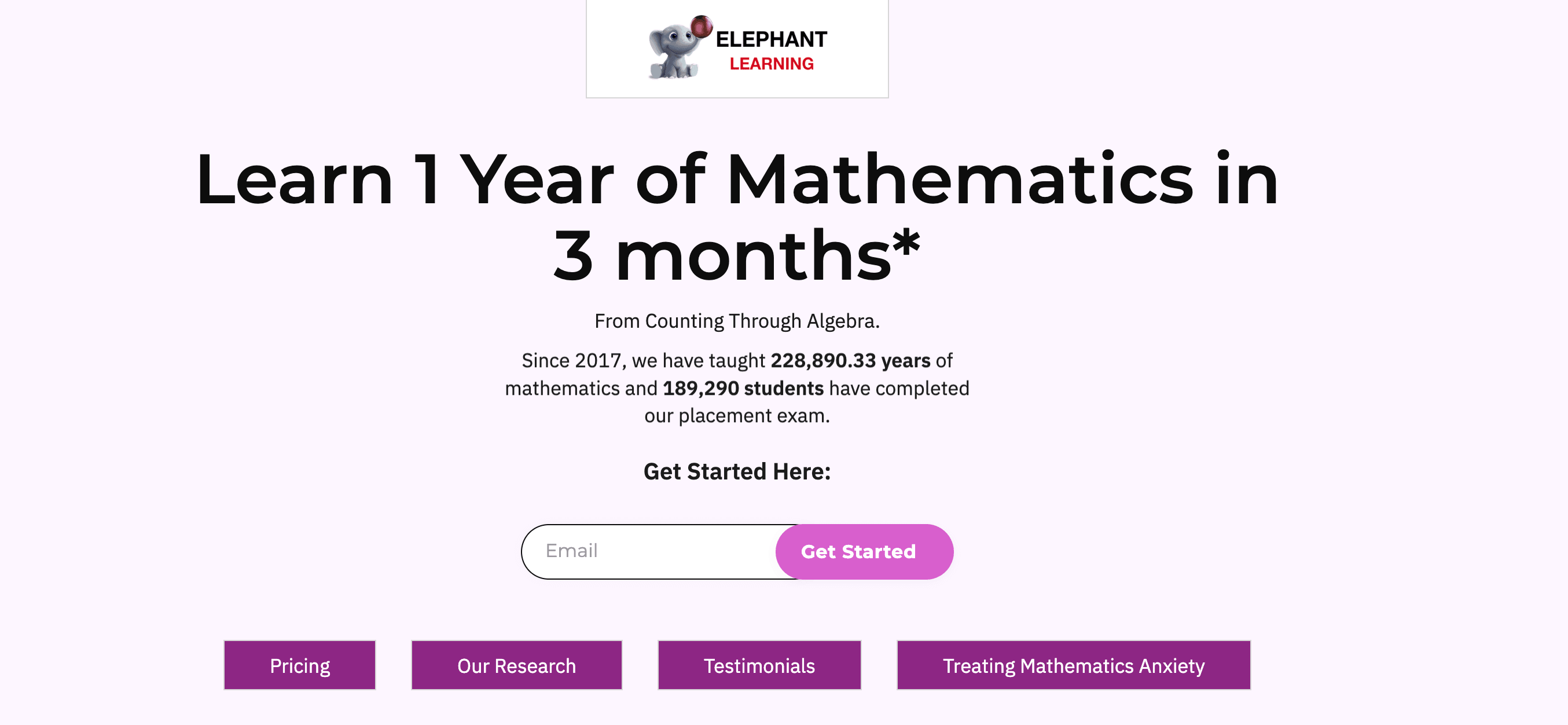 #9 Elephant Learning interactive math site