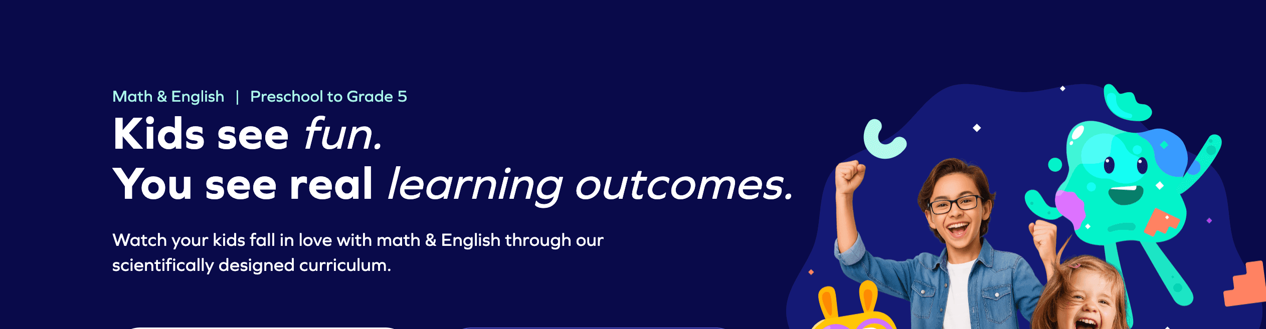 #5 Splash Learn interactive math website for elementary students