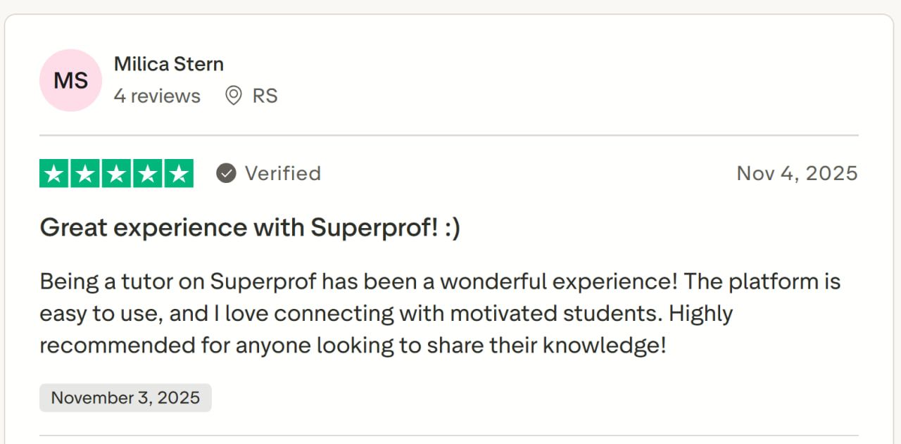 Superprof online teaching pros and cons