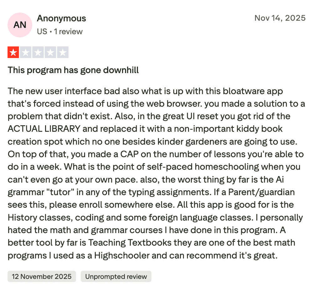 How does Acellus Academy work? User experience feedback