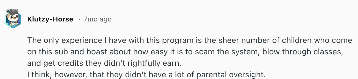 What are the common complaints about Acellus Academy?