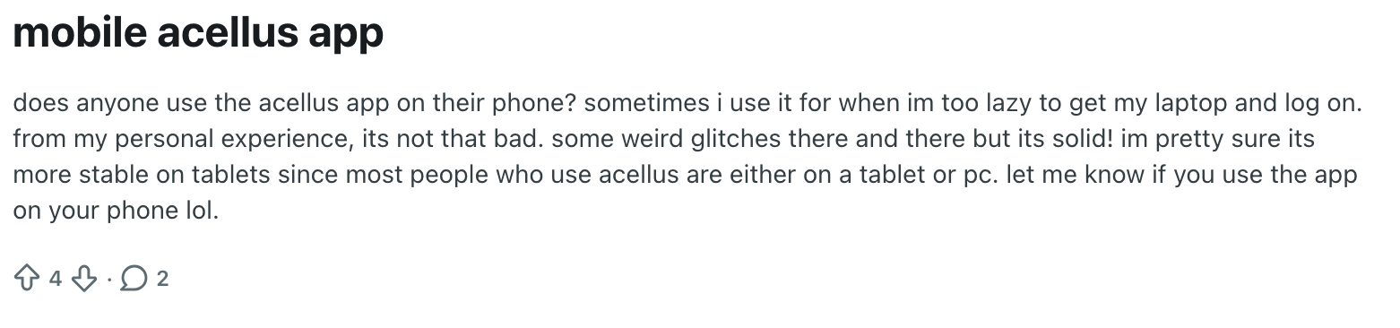 Acellus Academy Interface: User Experience Feedback