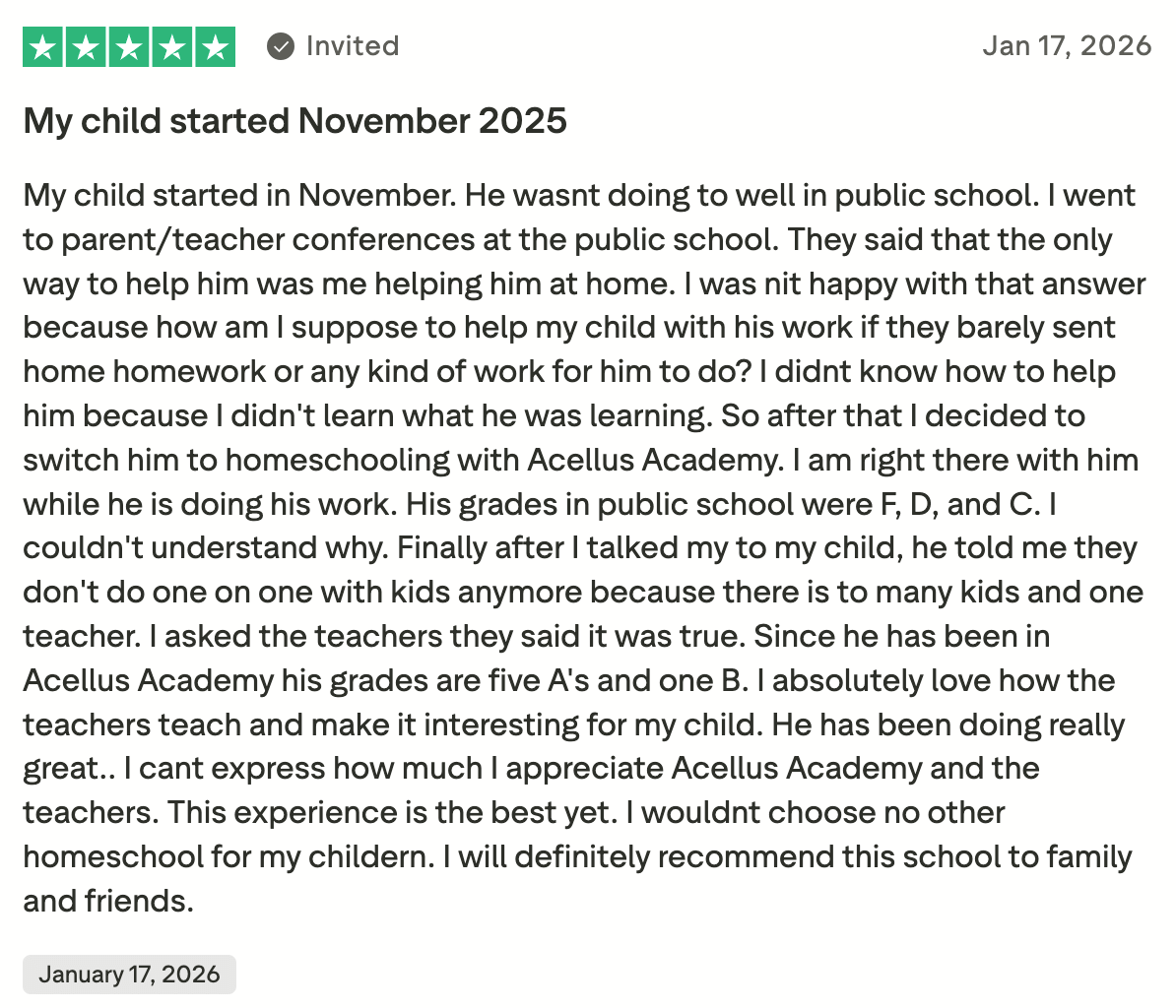 Acellus Academy Curriculum Quality and Learner Outcomes