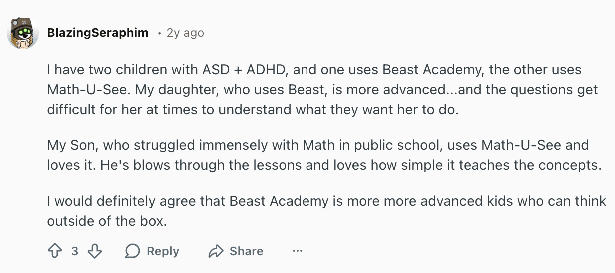 Beast Academy math curriculum review: Unique, but not for everyone