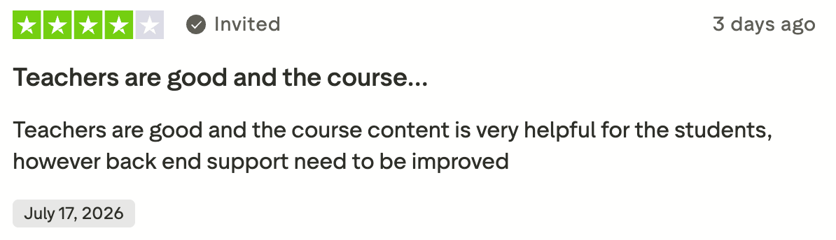 Bhanzu Feedback from Parents