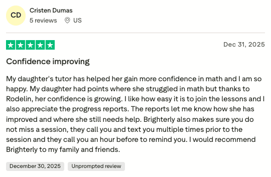 Brightery tutoring reviews