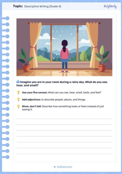 Descriptive Writing Worksheets 2