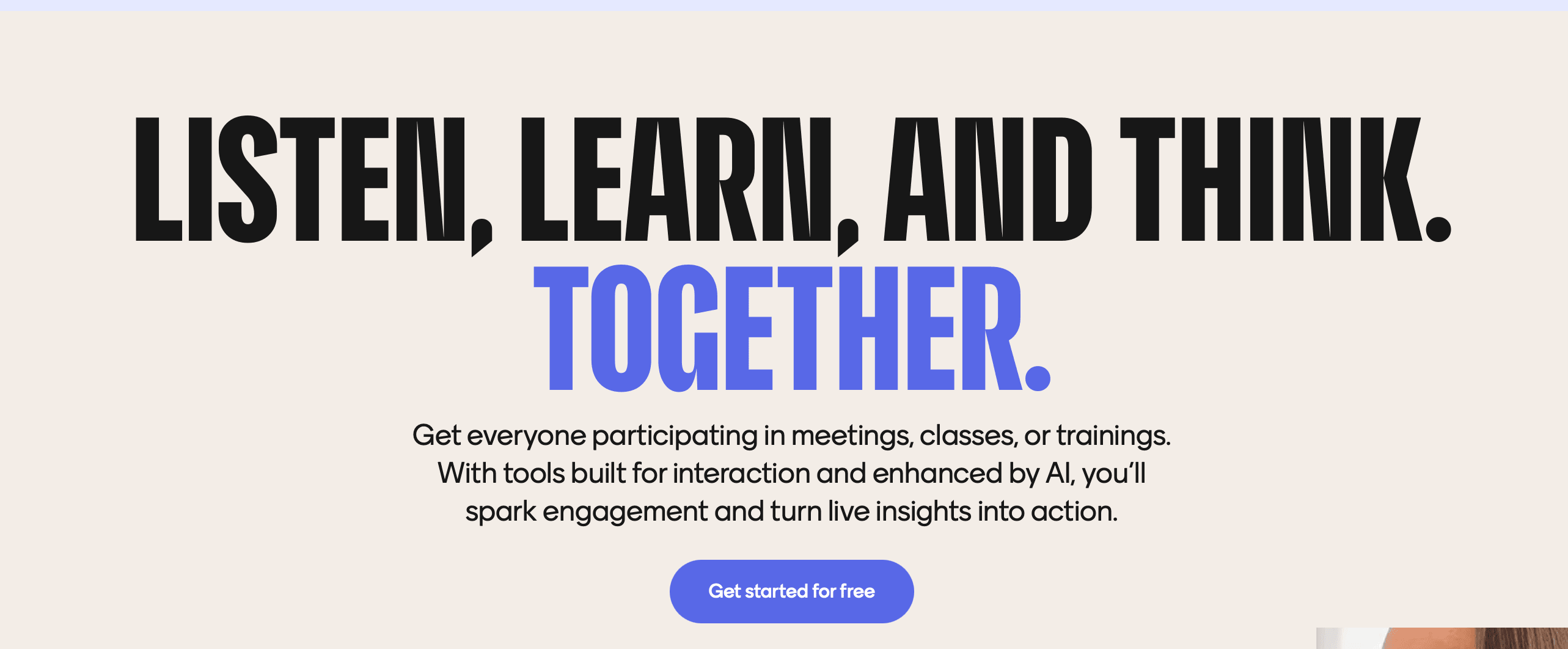 Websites similar to Kahoot #8: Mentimeter