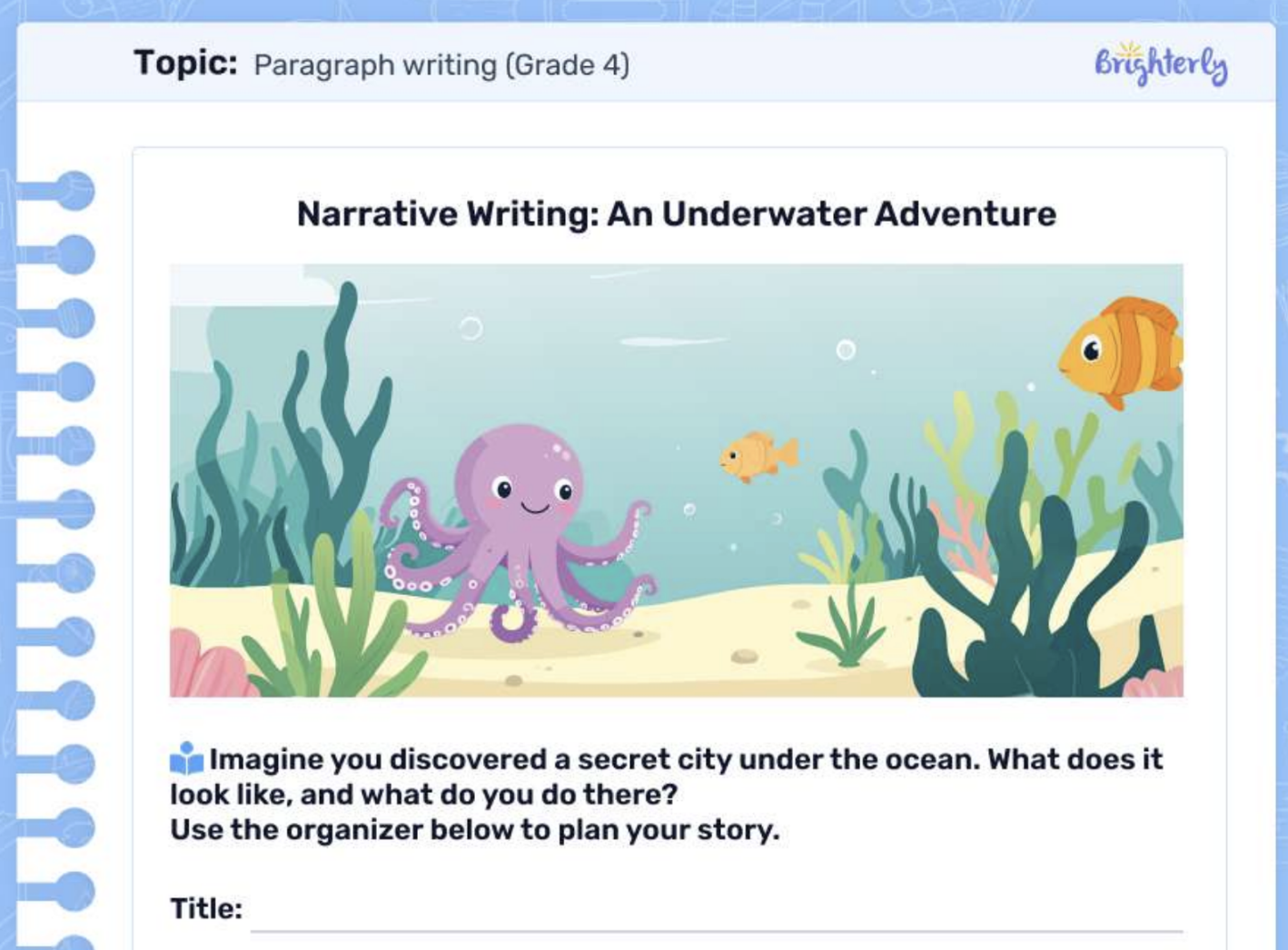 Paragraph Writing Worksheets