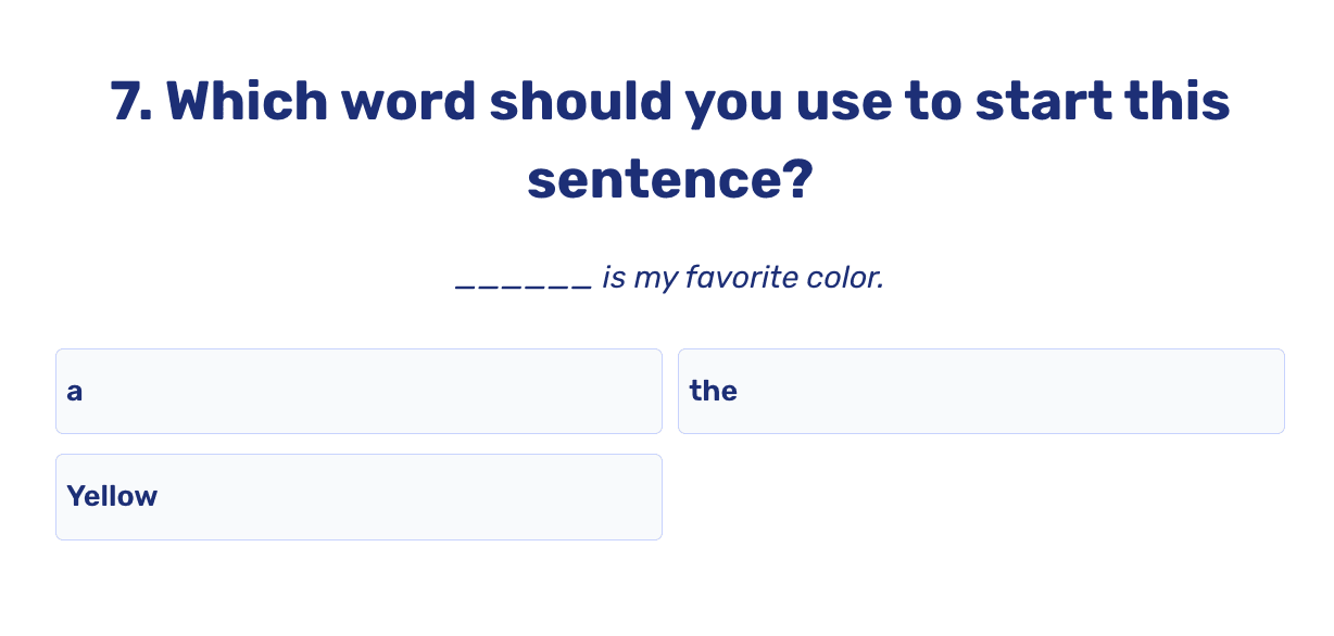 Sentence writing practice worksheets PDF & tests