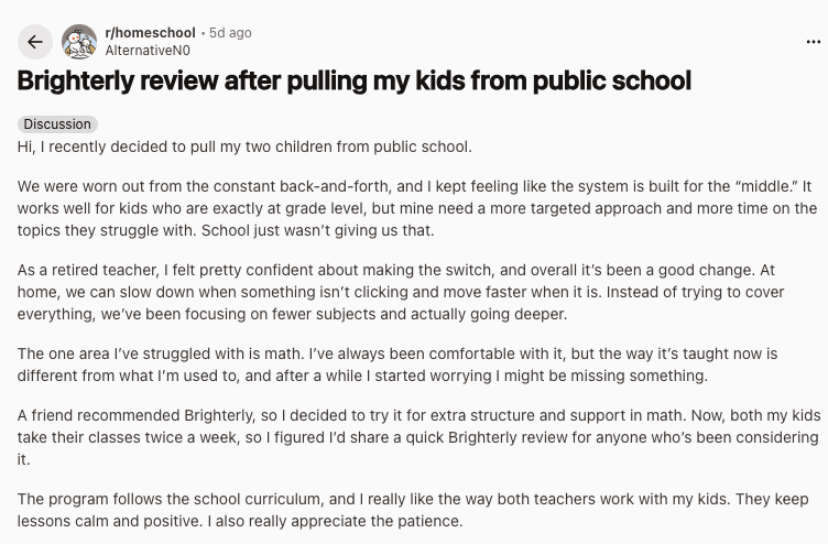 Sylvan learning reviews