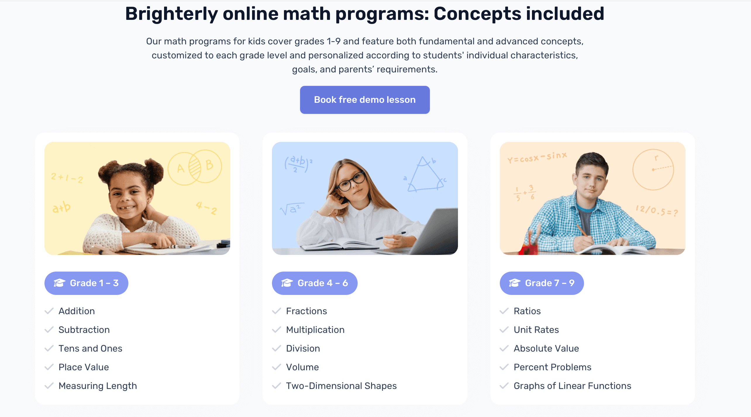 Individual lessons with highly qualified teachers