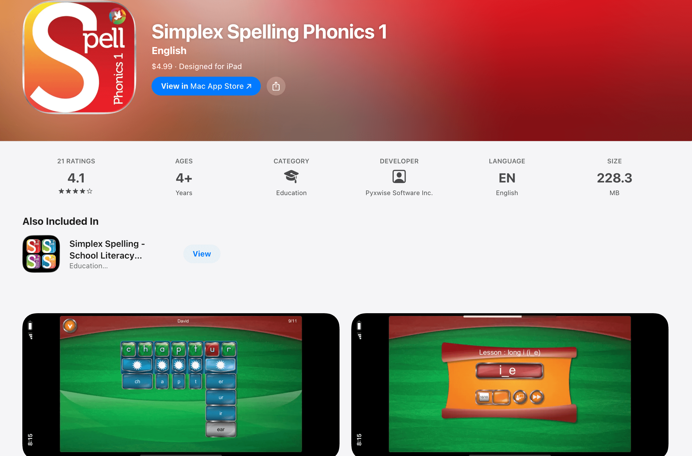#9 Simplex Spelling Phonics 1