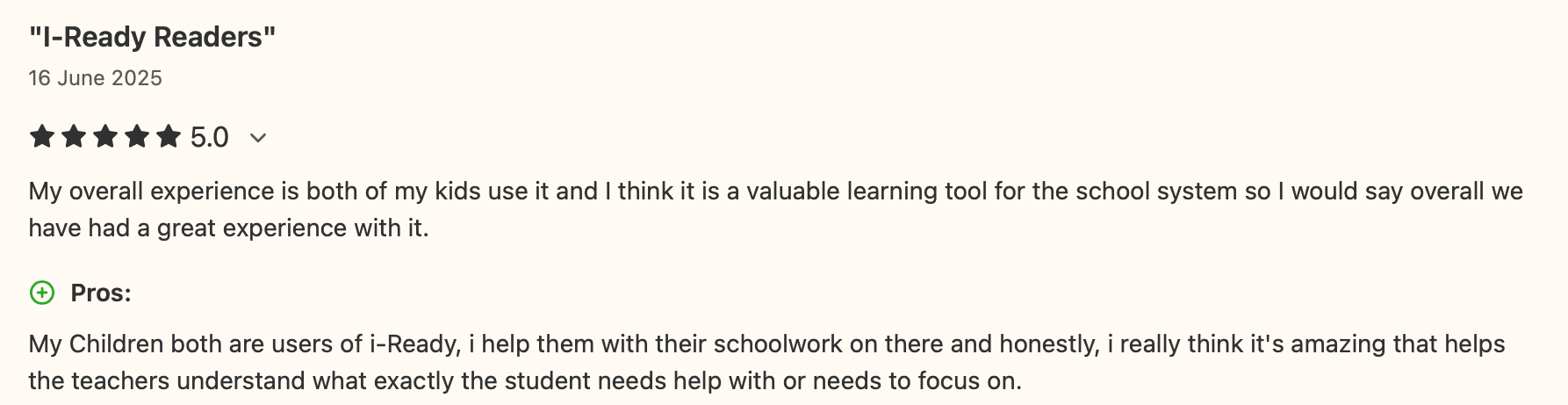 What are iReady pros and cons?