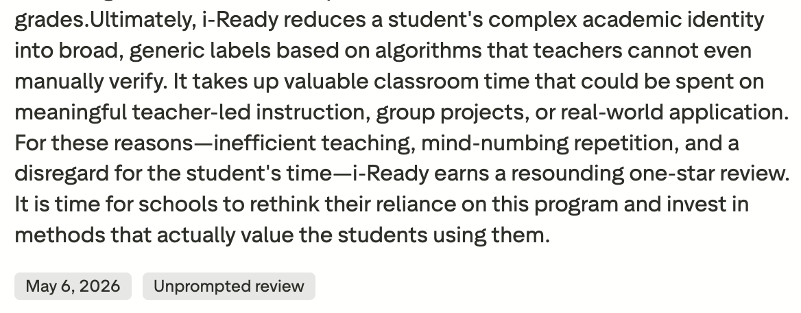 Teachers Can’t See Students’ Answers