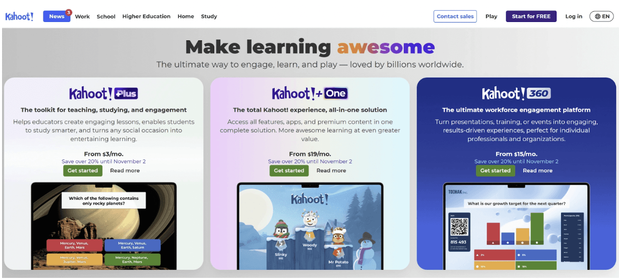 The Kahoot cost: What does the platform offer?