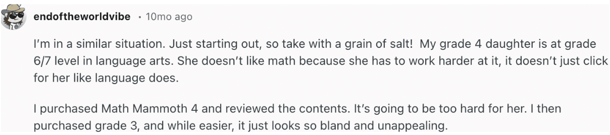 Is the Math Mammoth price reasonable?