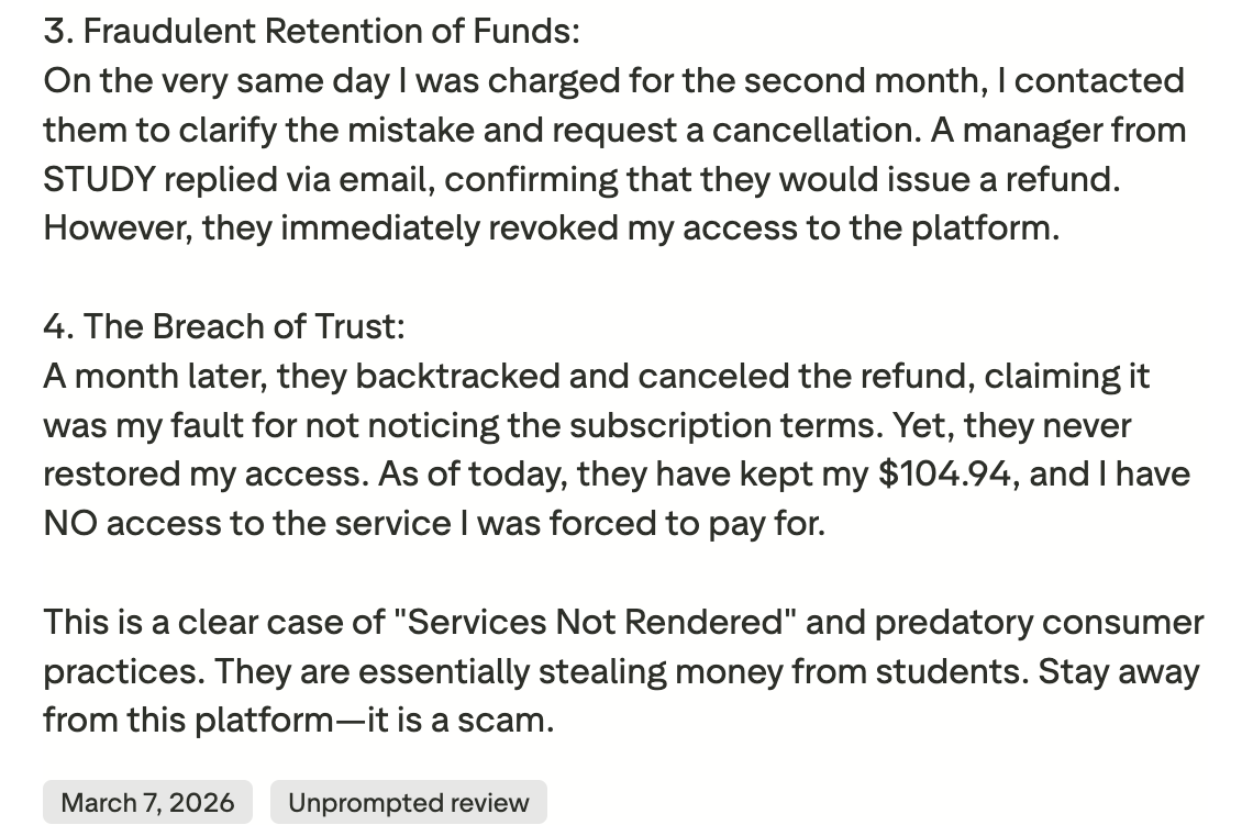 Reviews for Study.com: What Do Users Think About Customer Service?