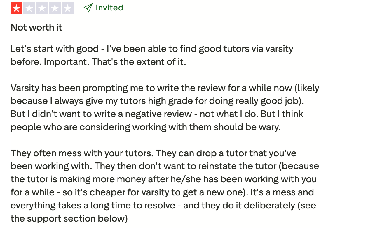 Varsity Tutors Review